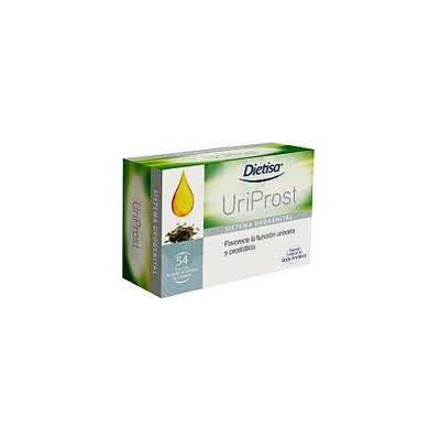 Complemento alimenticio Dietiplus 5 SEMILLAS DE CALABAZA URIPROST 54 perlas, próstata y urinario.