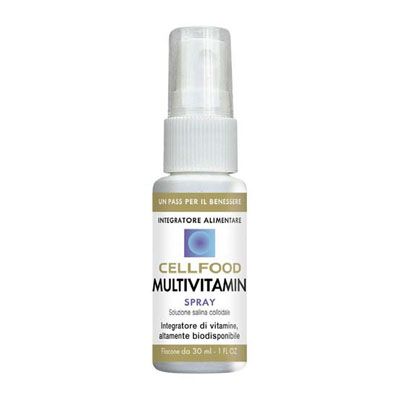 COMPLEMENTO ALIMENTICIO Cellfood MultiVitaminas Spray 30 ml, para dietas extremas.