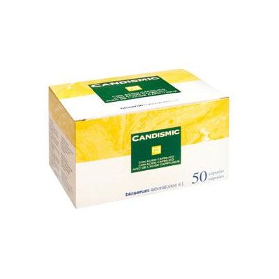 Complemento alimenticio CANDISMIC 50cap, combate la presencia de cándidas.