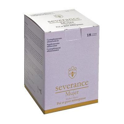 Complemento alimenticio SEVERANCE MUJER 18monodosis de 15ml, ayuda a superar astenias psico-físicas y trastornos vasomotores (sofocos).