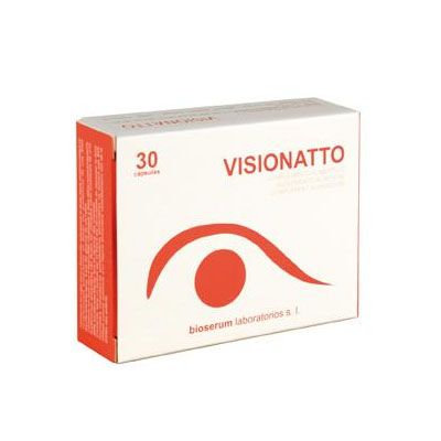 Complemento alimenticio VISIONATTO 30cap, para el mantenimiento del sistema ocular.