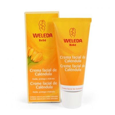 CREMA FACIAL DE CALÉNDULA BEBÉ 50 ml, cuida suavemente la delicada piel de la cara y del cuerpo.