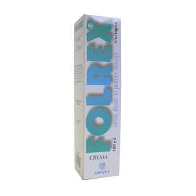 CREMA Folrex 100 ml, antiinflamatorio, contra la artrosis y el reuma.