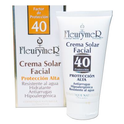 Crema Solar Facial F-50 80ml, protección solar.