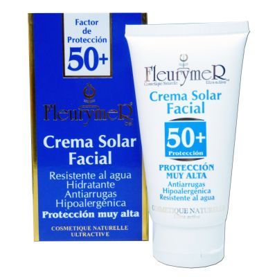 Crema Solar Facial F-50+ 80ml, protección solar.