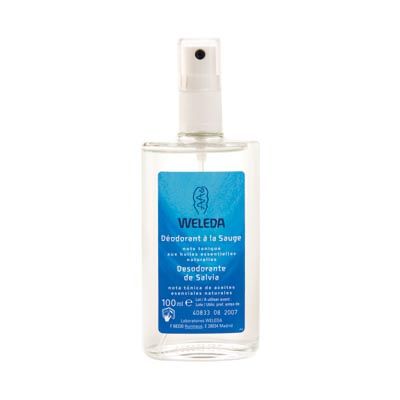DESODORANTE DE SALVIA 100 ml, previene y neutraliza el desarrollo bacteriano.