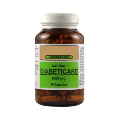 Complemento alimenticio DIABETICARE 90 cap, para la diabetes.