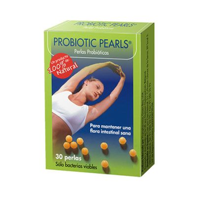 Probióticos PROBIOTIC PEARLS 30perlas, ayudan a mantener nuestra flora intestinal saludable, repoblándola y reforzándola.