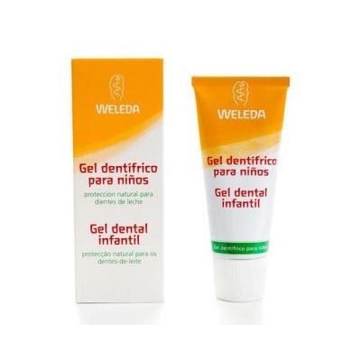 GEL DENTÍFRICO PARA NIÑOS 50 ml, elimina la placa bacteriana y previene caries.