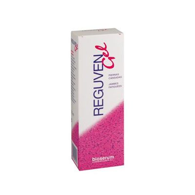 Gel Piernas REGUVEN 125ml, actúa como tónico y estimulante, vasoconstrictor o vasodilatador según necesidad.