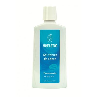 GEL TÓNICO DE COBRE 200 ml, alivia piernas cansadas o pesadas.