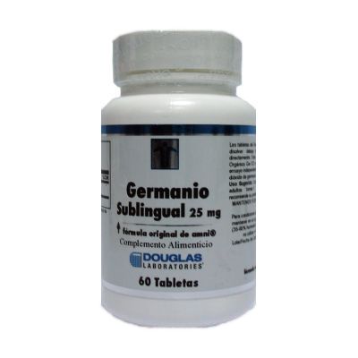 Complemento alimenticio Germanio Orgánico sublingual 60 tab, sistema  inmunológico.