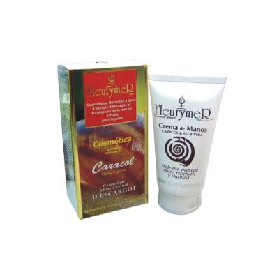 Crema de Manos Caracol y Aloe Vera 80ml, hidrata, protege, nutre, regenera y suaviza.