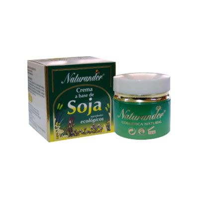 Crema Soja Ecológica Naturandor 50ml, rica en Isoflavonas.