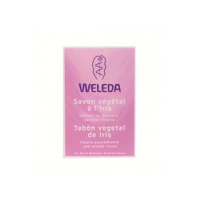 JABÓN VEGETAL DE IRIS 100 g, suave y hidrata todo tipo de piel.