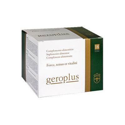 Complemento alimenticio con jalea real  GEROPLUS 18monodosis de 15ml, antienvejecimiento.
