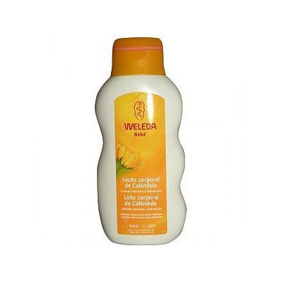 LECHE CORPORAL DE CALÉNDULA 200 ml, hidrata, nutre y protege las pieles sensibles y secas.