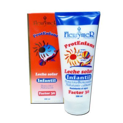 Bronceador Infantil F-30 200ml, hidratante y calmante.