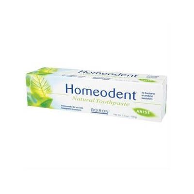 Pasta dentífrica HOMEODENT SABOR ANÍS 75 ml, protección integral dientes y encías.