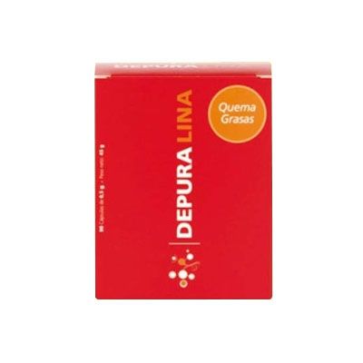 DEPURALINA Quema Grasas rojo 90 cap, para adelgazar, depurativo y sistema digestivo.
