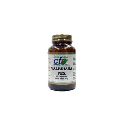 COMPLEMENTO ALIMENTICIO Valeriana Pex 60 cap, contra el insomnio y el nerviosismo.