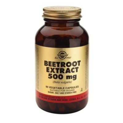 Extracto de Remolacha (Beta vulgaris) 500mg 90cap, potente antioxidante, favorece el sistema cardiovascular y disminuye el colesterol.