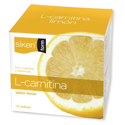 SIKENFORM L-CARNITINA PLUS Sabor Limón 12 Sobres, para dietas de adelgazamiento.