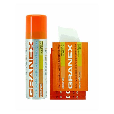 TRATAMIENTO Granex Spray 30 ml y 10 toallitas, cuidar tu piel y prevenir el acné.
