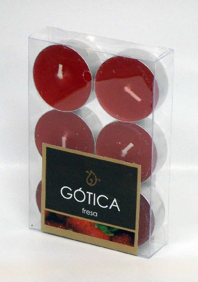 Vela Tealight Fresa x 6 uds. Fresa