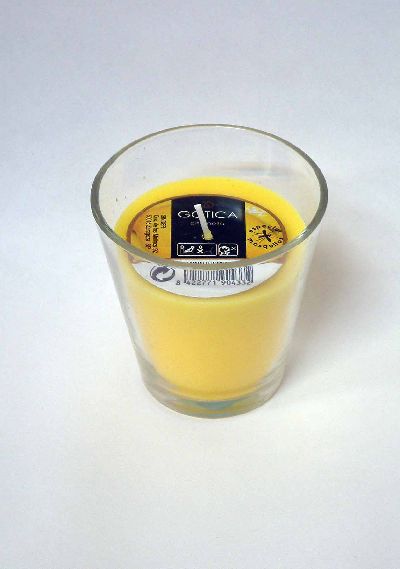 Vela vaso Citronella antimosquitos 8x8