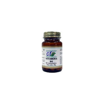 COMPLEMENTO ALIMENTICIO Vitamina B6 90 comp, alivia el síndrome premenstrual y refuerza el sistema inmunológico.