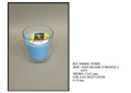  Vela Vaso Grande Citronella Azul Antimosquitos 12 x 11 cm
